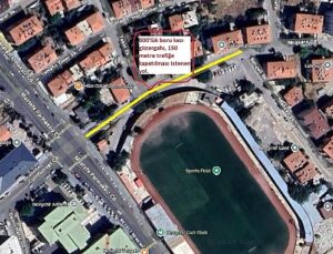 Bahçelievler Mahallesi’nde Geçici Trafik Düzenlemesi